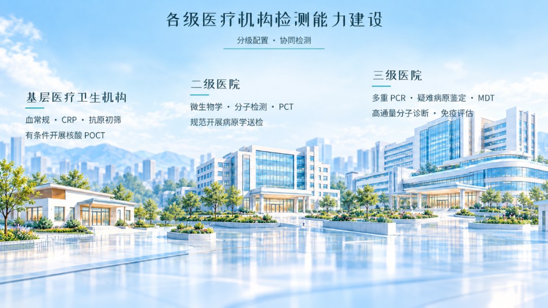 基层二级三级医疗机构呼吸道病原检测能力建设建议
