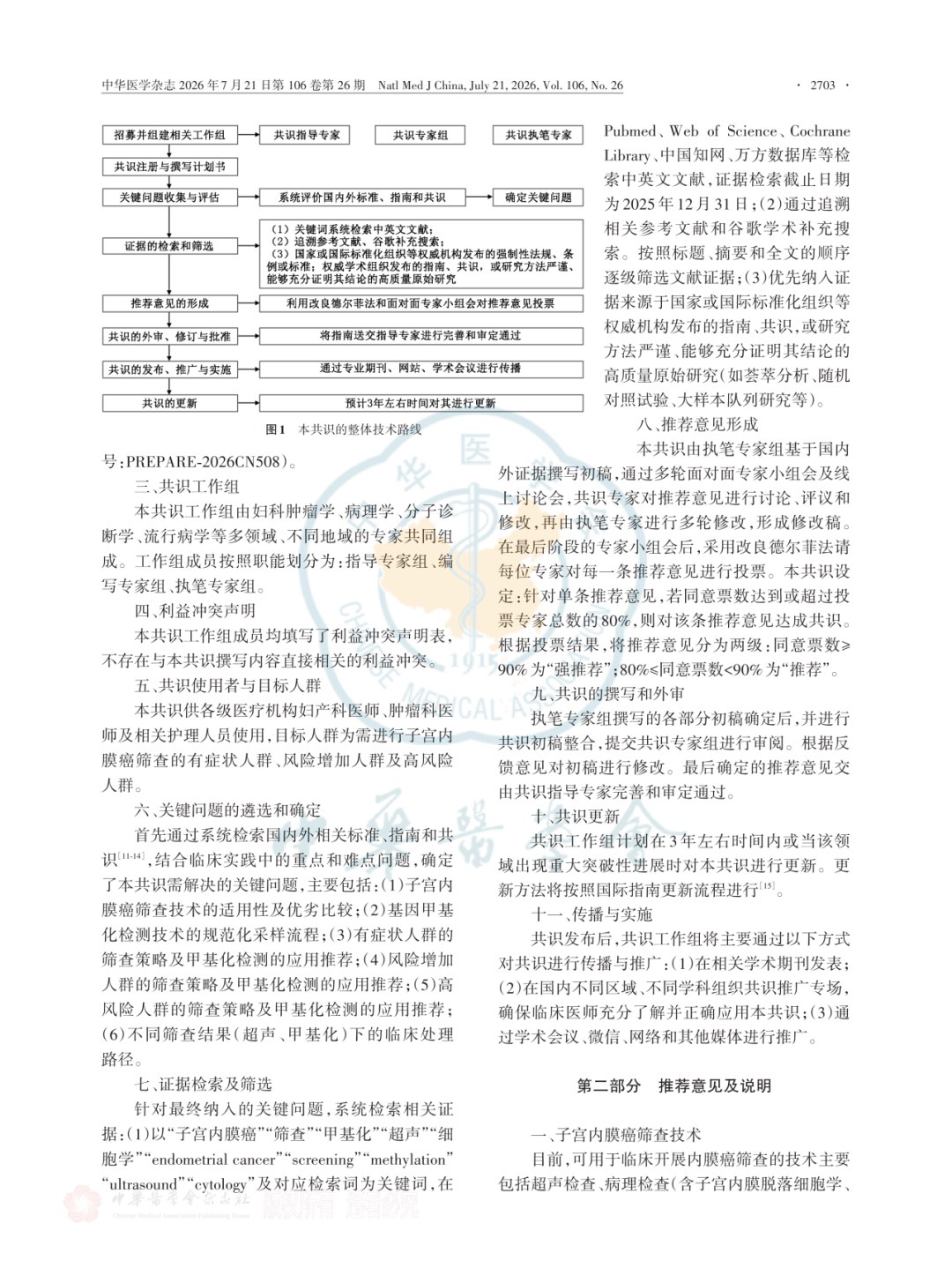 《子宫内膜癌基因甲基化筛查技术临床应用专家共识(2026版)》